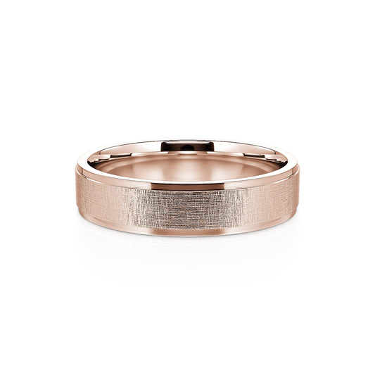 Louis - Alliance givrée or rose #2