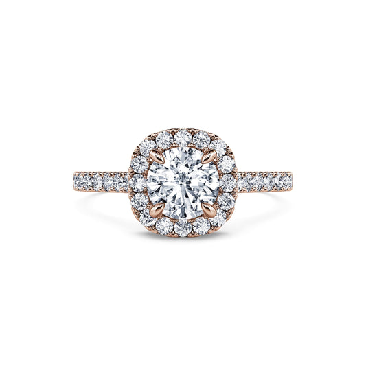Sienne Lab - Solitaire diamant de synthèse en or rose #1