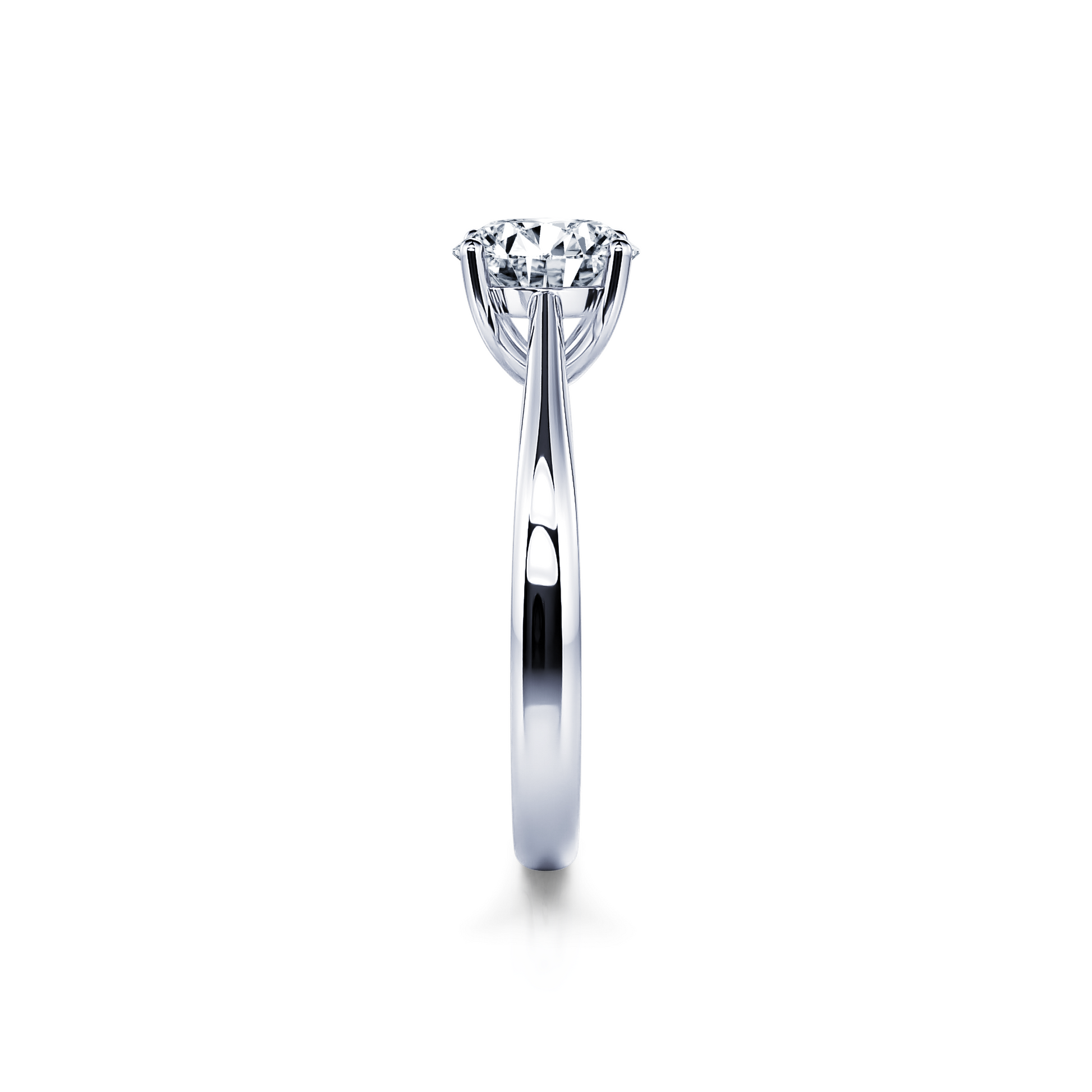 Solitaire diamant platine Soline 3