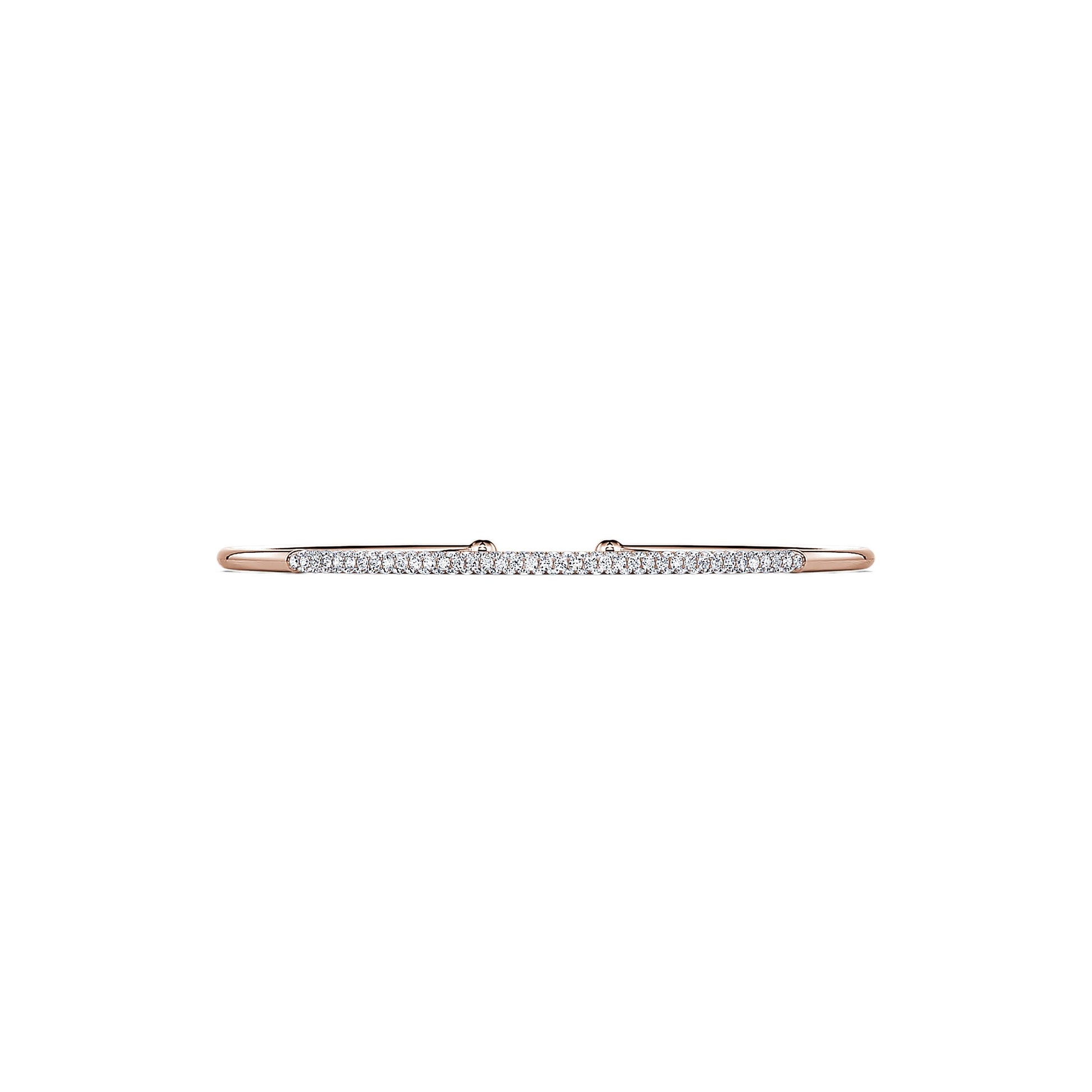 Bracelet diamant or rose Lilia 4
