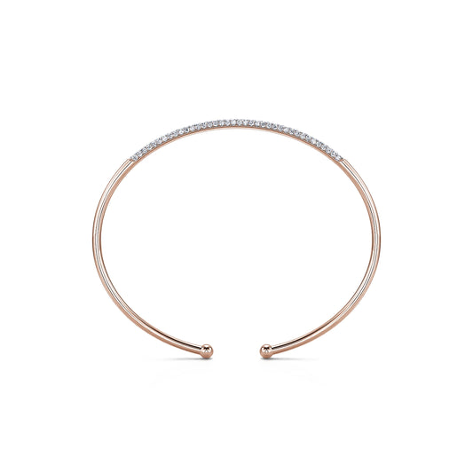 Lilia - Bracelet diamant or rose #2