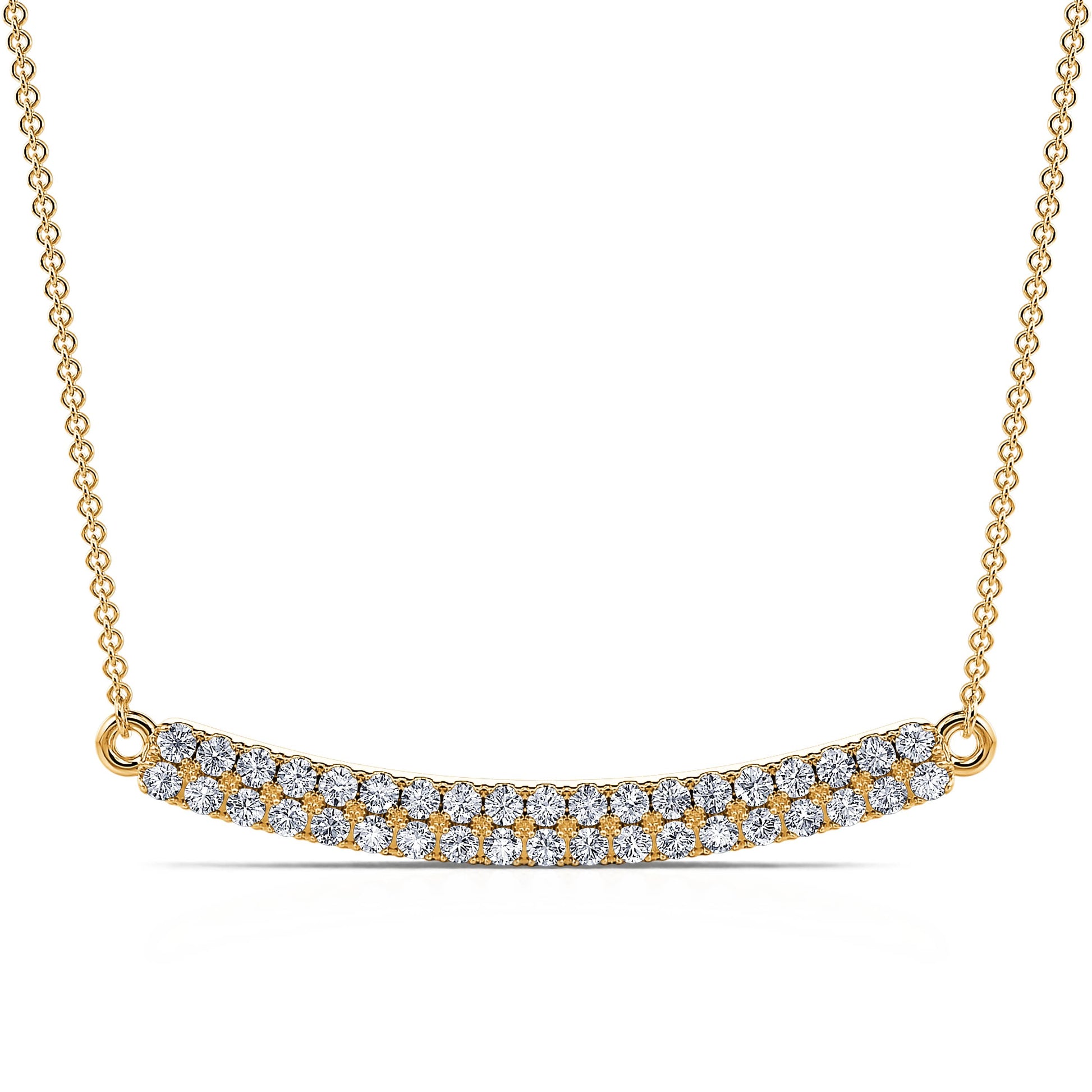 Collier diamant or jaune Yaelle 4