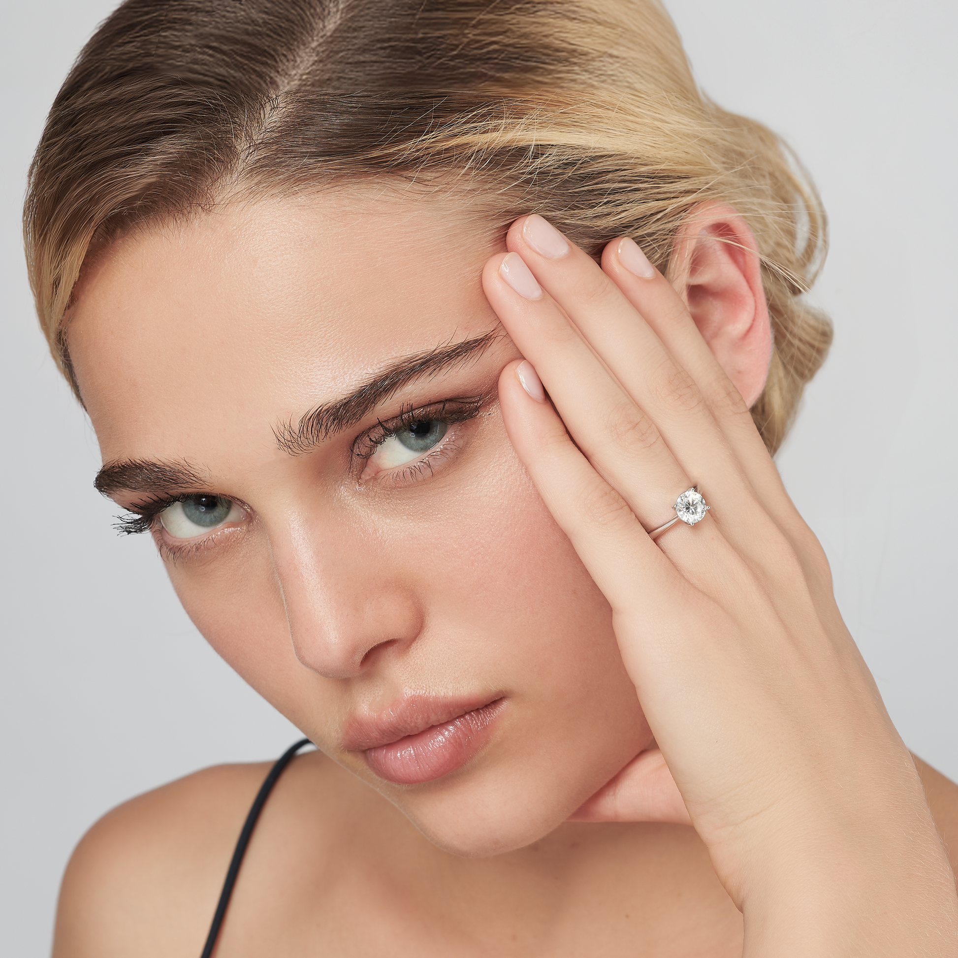 Solitaire diamant platine Soline 5