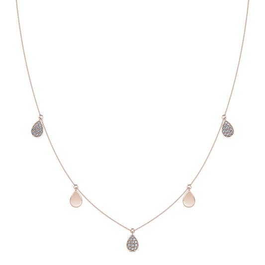 Alma - Collier or rose multi pendantifs #2