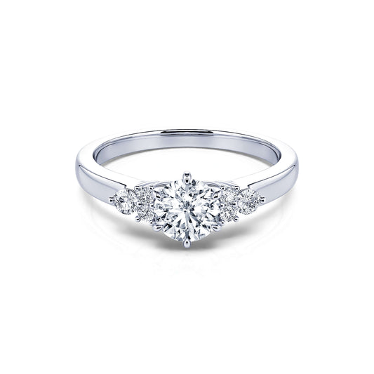 Angie Lab - Solitaire diamant de synthèse platine #2