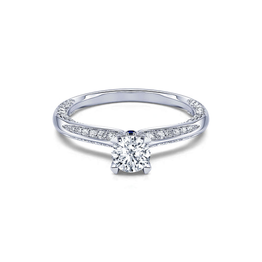 Bertille - Solitaire diamant platine #2