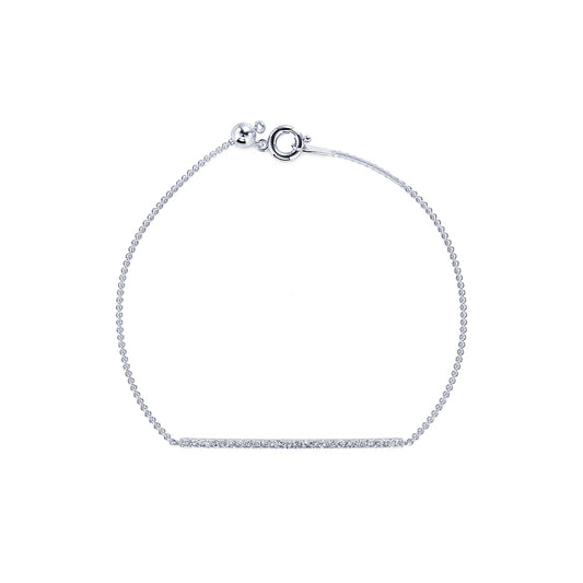 Isha Diamant - Bracelet or blanc diamant #2