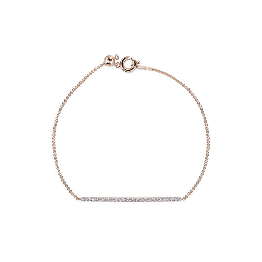 Isha Diamant - Bracelet or rose diamant #2