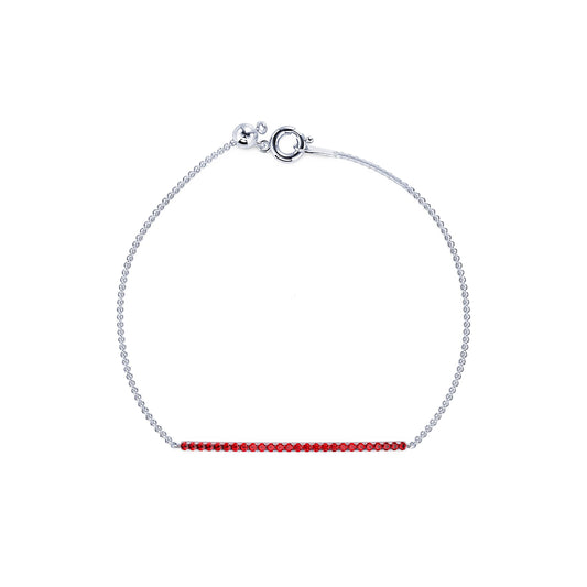 Isha Rubis - Bracelet or blanc rubis #2