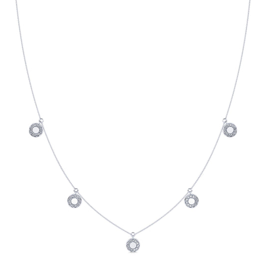 Lia - Collier or blanc et diamant #2