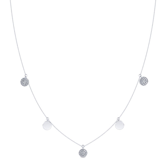 Louna - Collier or blanc et diamant  #2