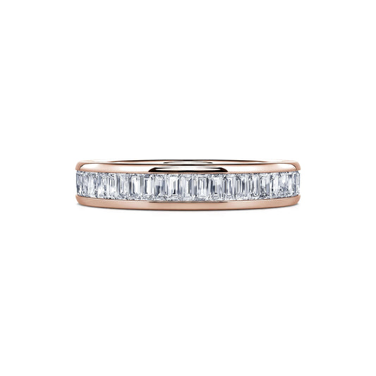 Prisca - Tour complet diamant baguette or rose #2
