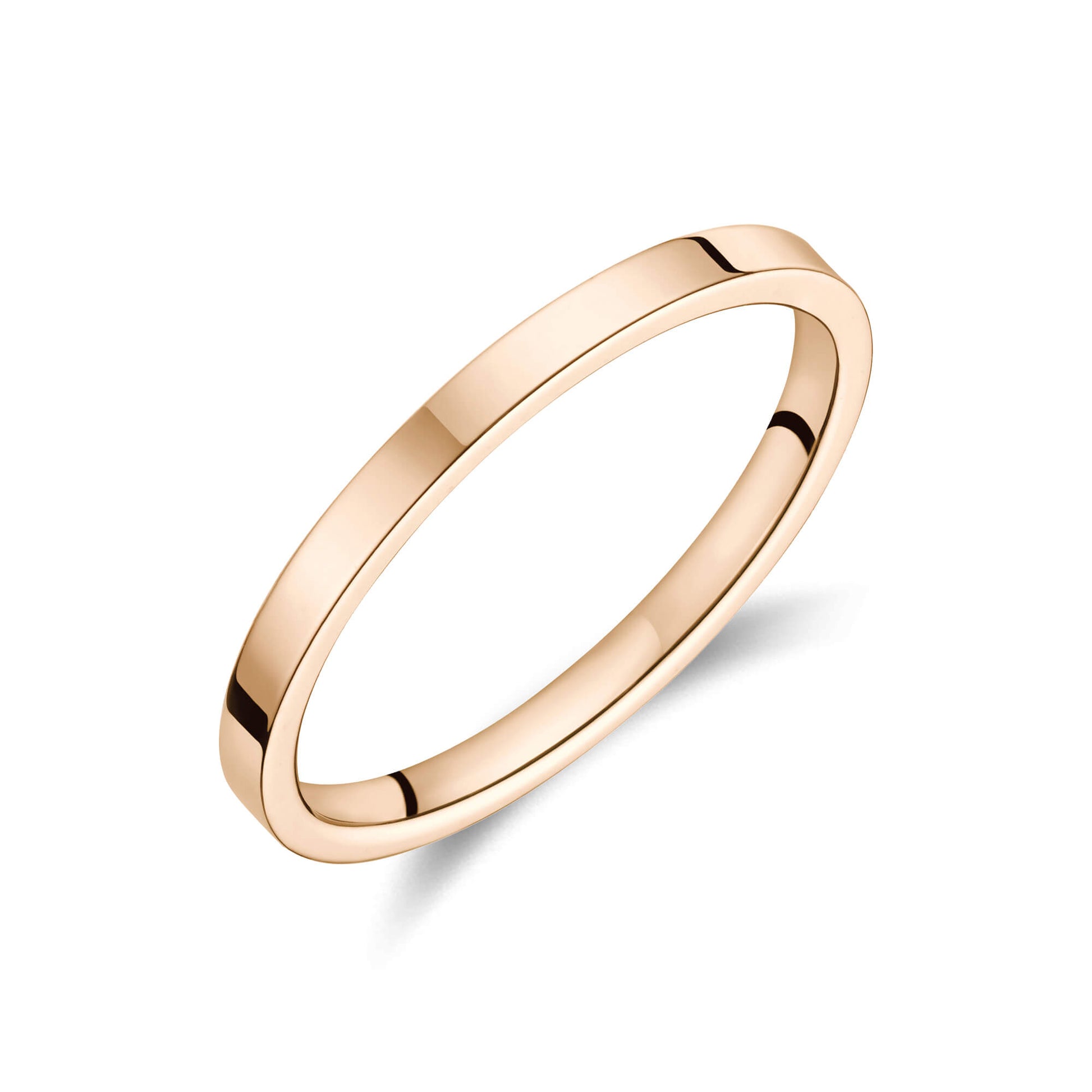 Alliance ruban plat poli or rose Raquel 1