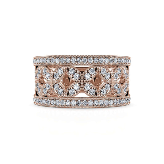 Shinee - Bague or rose diamant #2