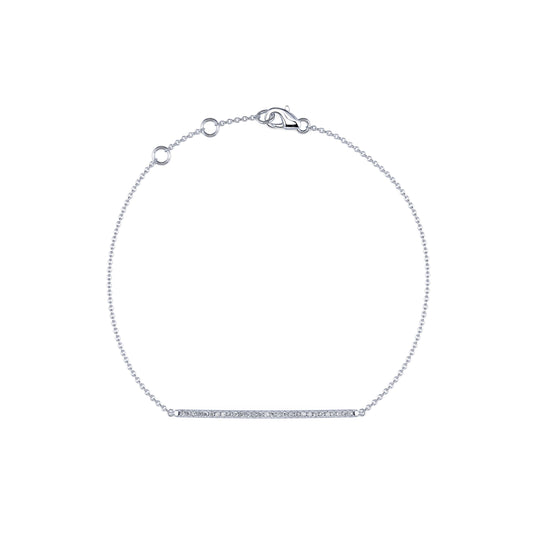 Linea&nbsp;-&nbsp;Bracelet diamant or blanc #2