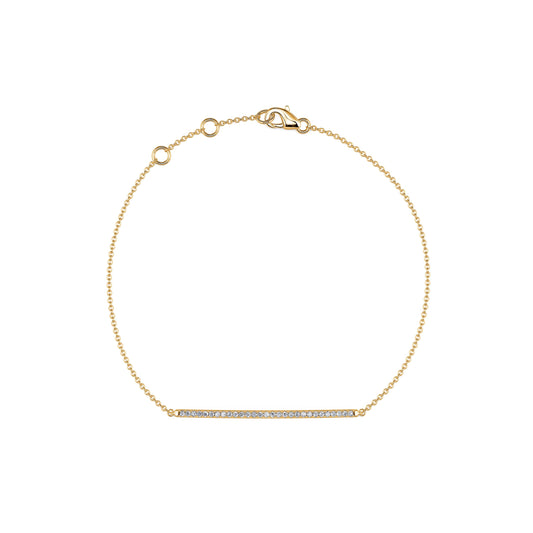 Linea&nbsp;-&nbsp;Bracelet diamant or jaune #2