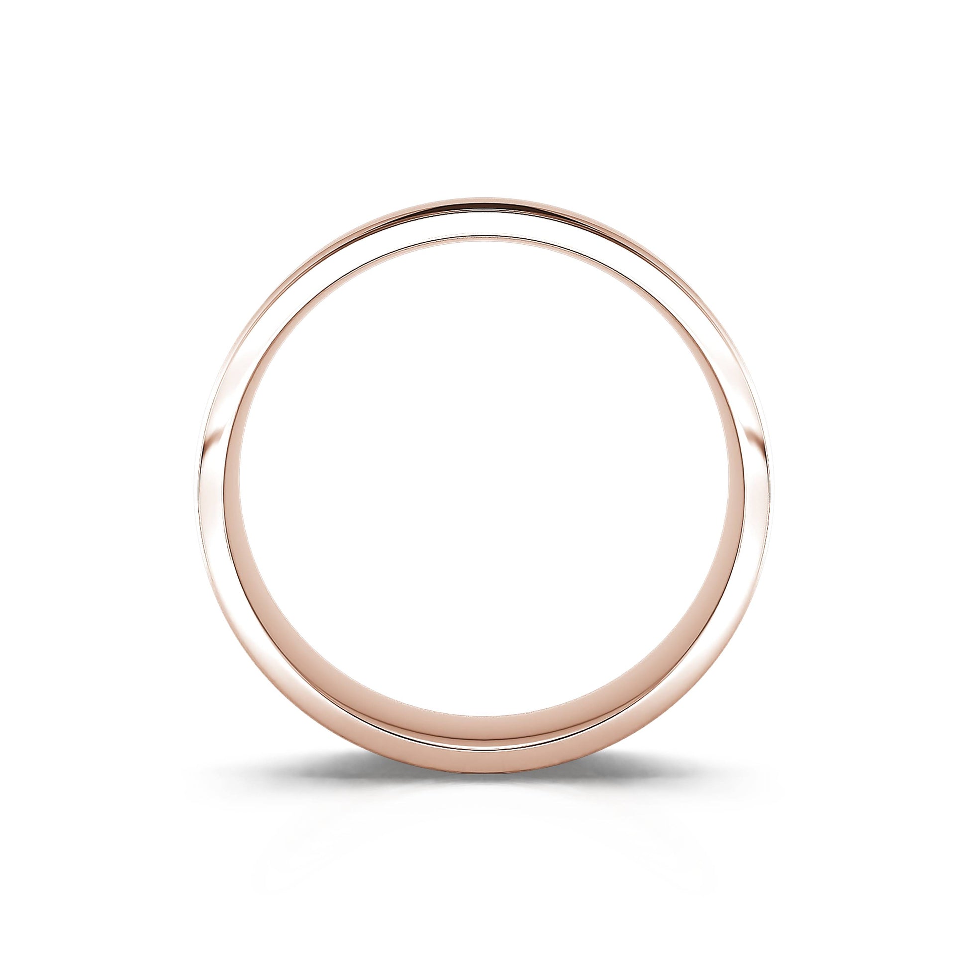 Alliance givrée or rose Louis 4