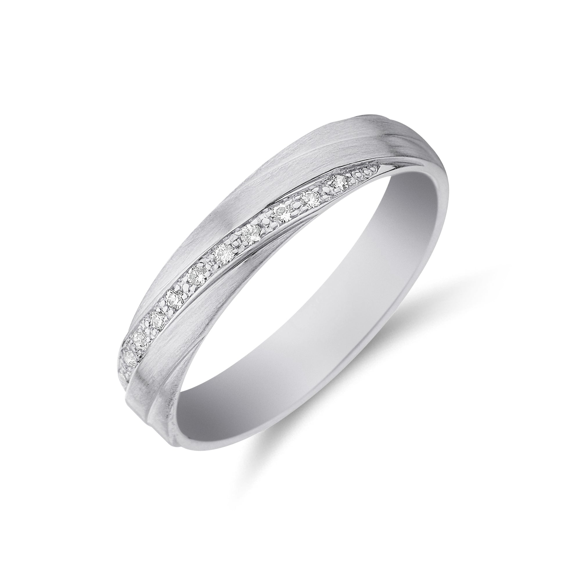 Alliance or blanc diamant Azelle 1