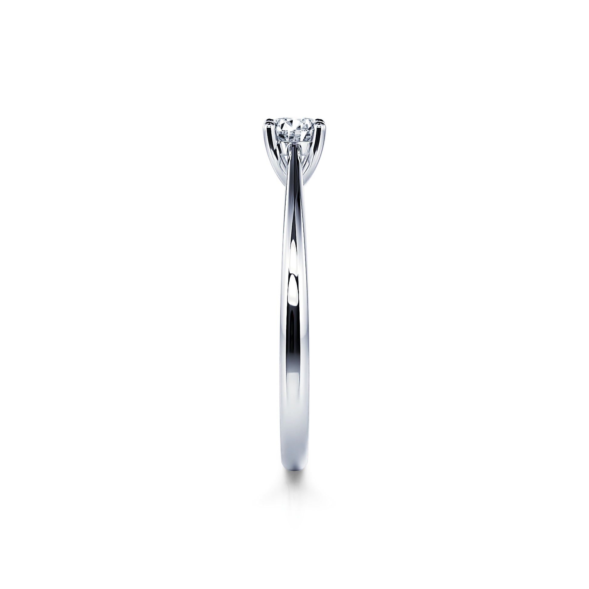Solitaire diamant platine Soline 4