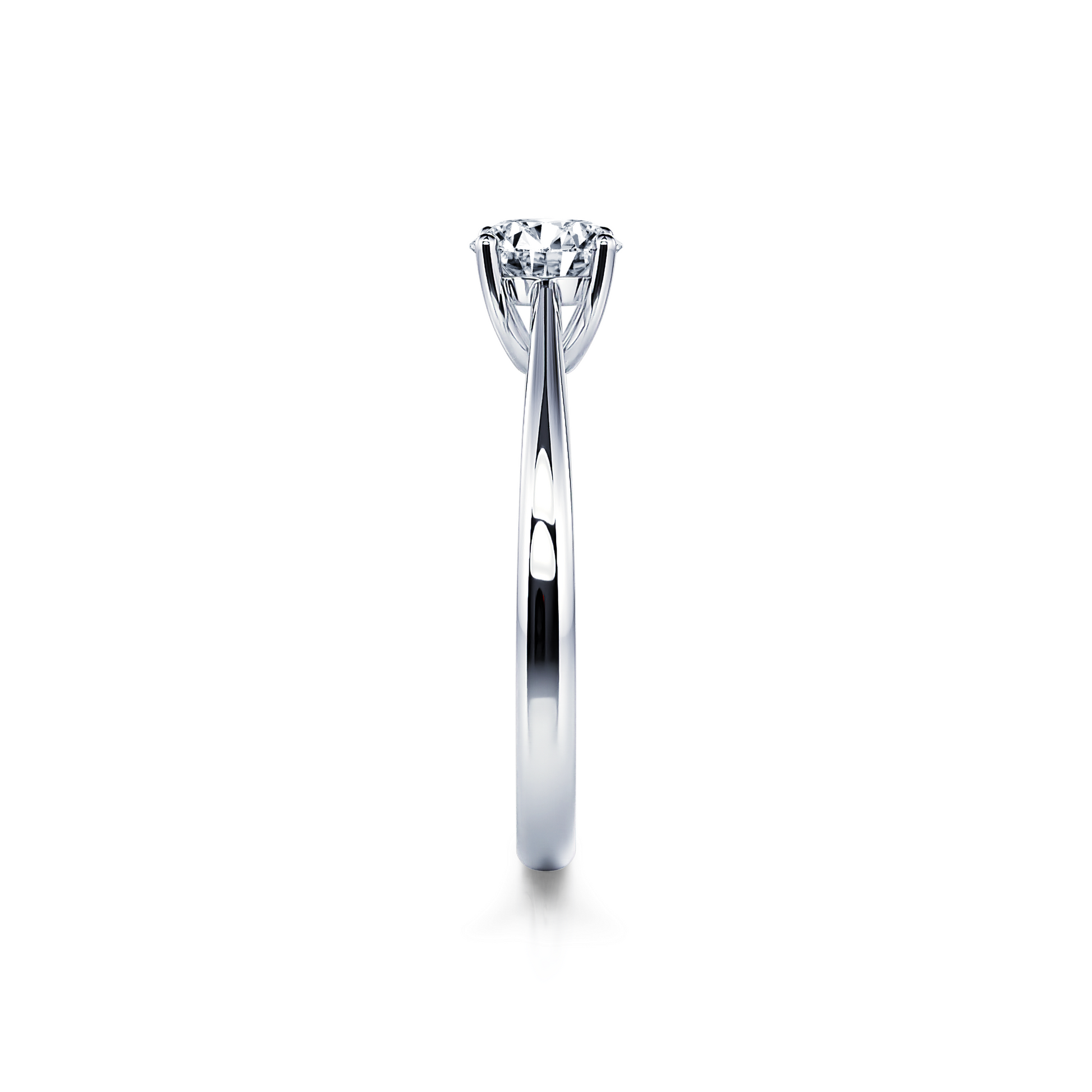 Solitaire diamant platine Soline 4