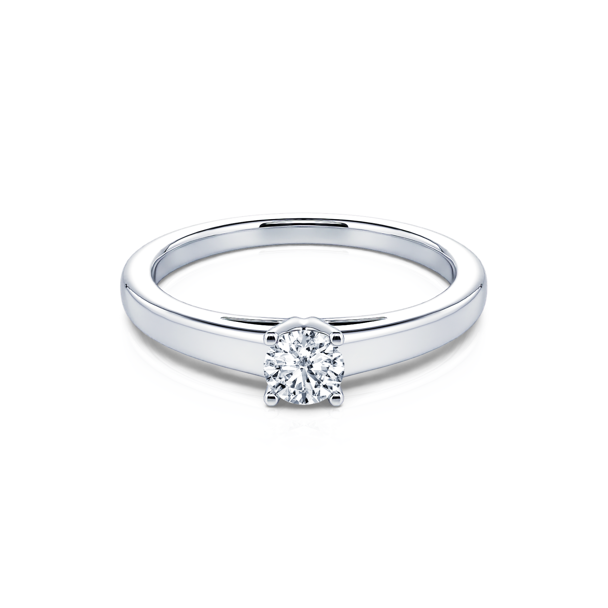 Solitaire diamant platine Nora 3