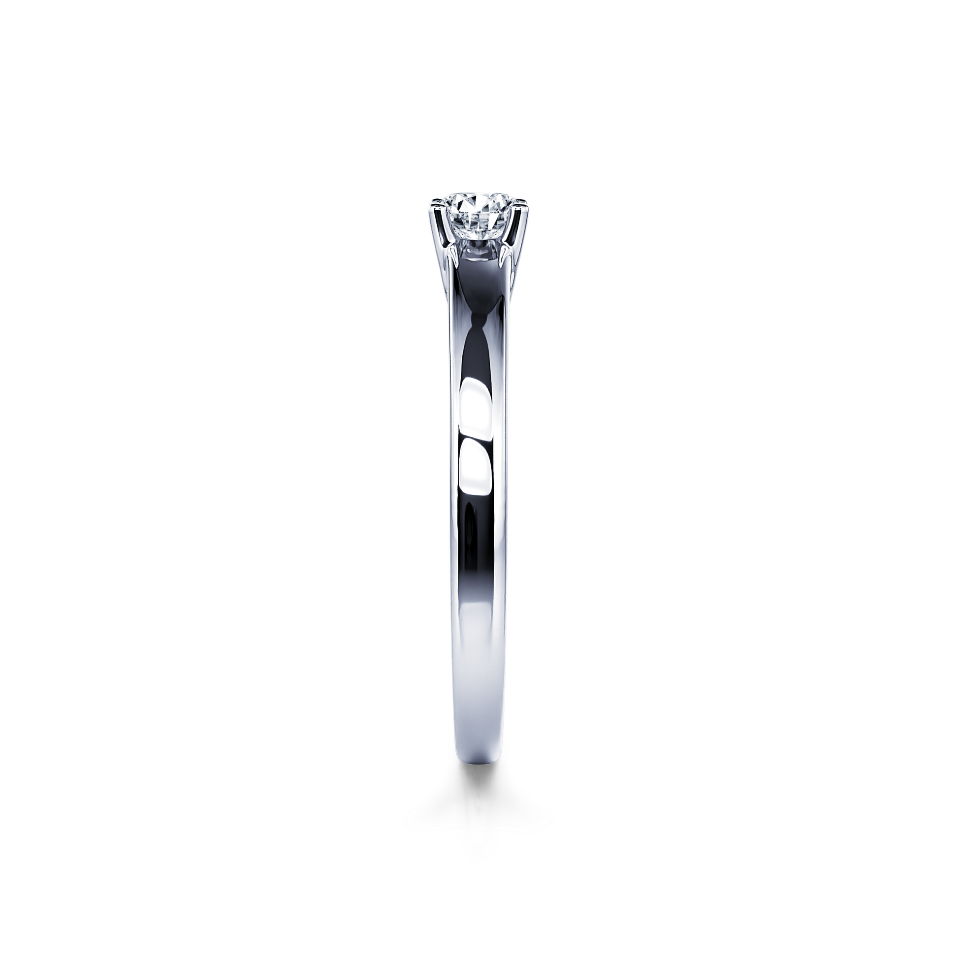Solitaire diamant platine Nora 4