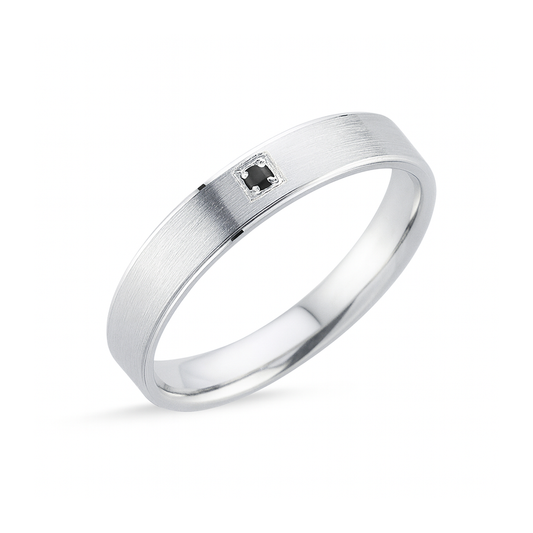 Alban&nbsp;-&nbsp;Alliance platine diamant noir #1