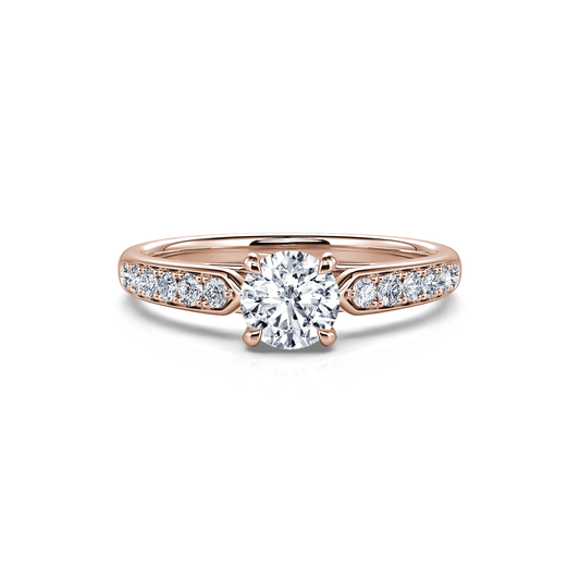 Ofé Lab - Solitaire or rose diamant de synthèse #1