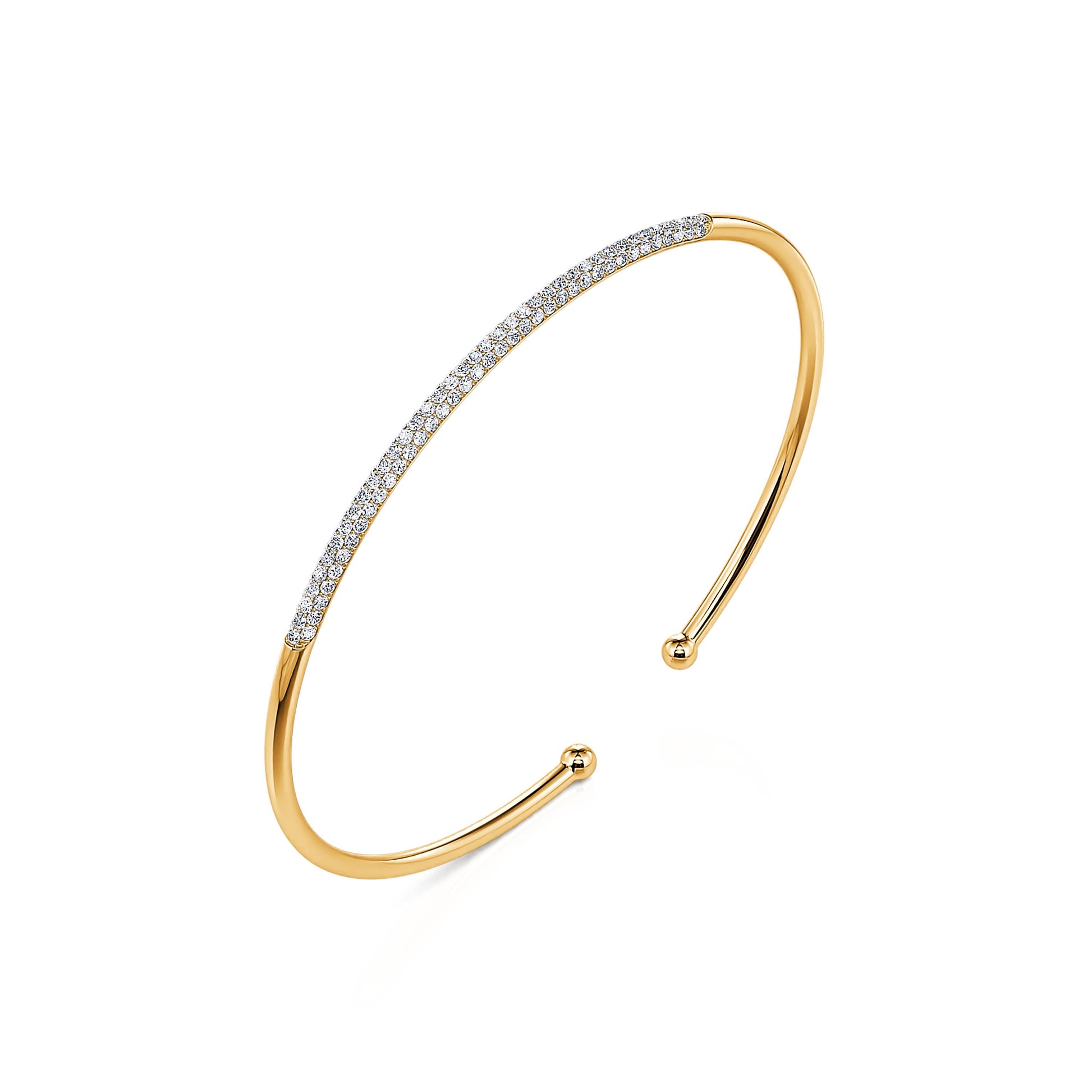 Bracelet diamant or jaune Lilia 1
