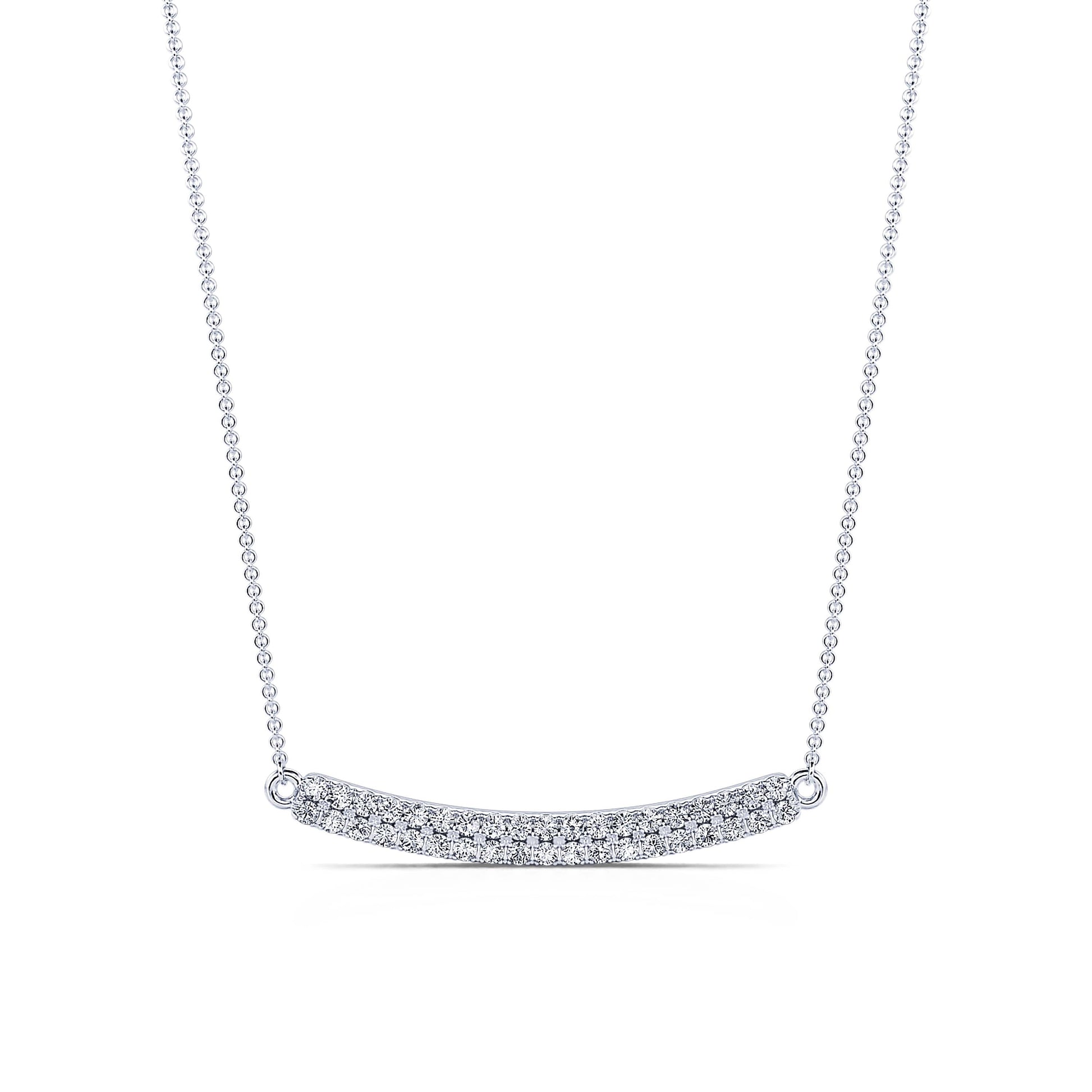 Collier diamant or blanc Yaelle 1