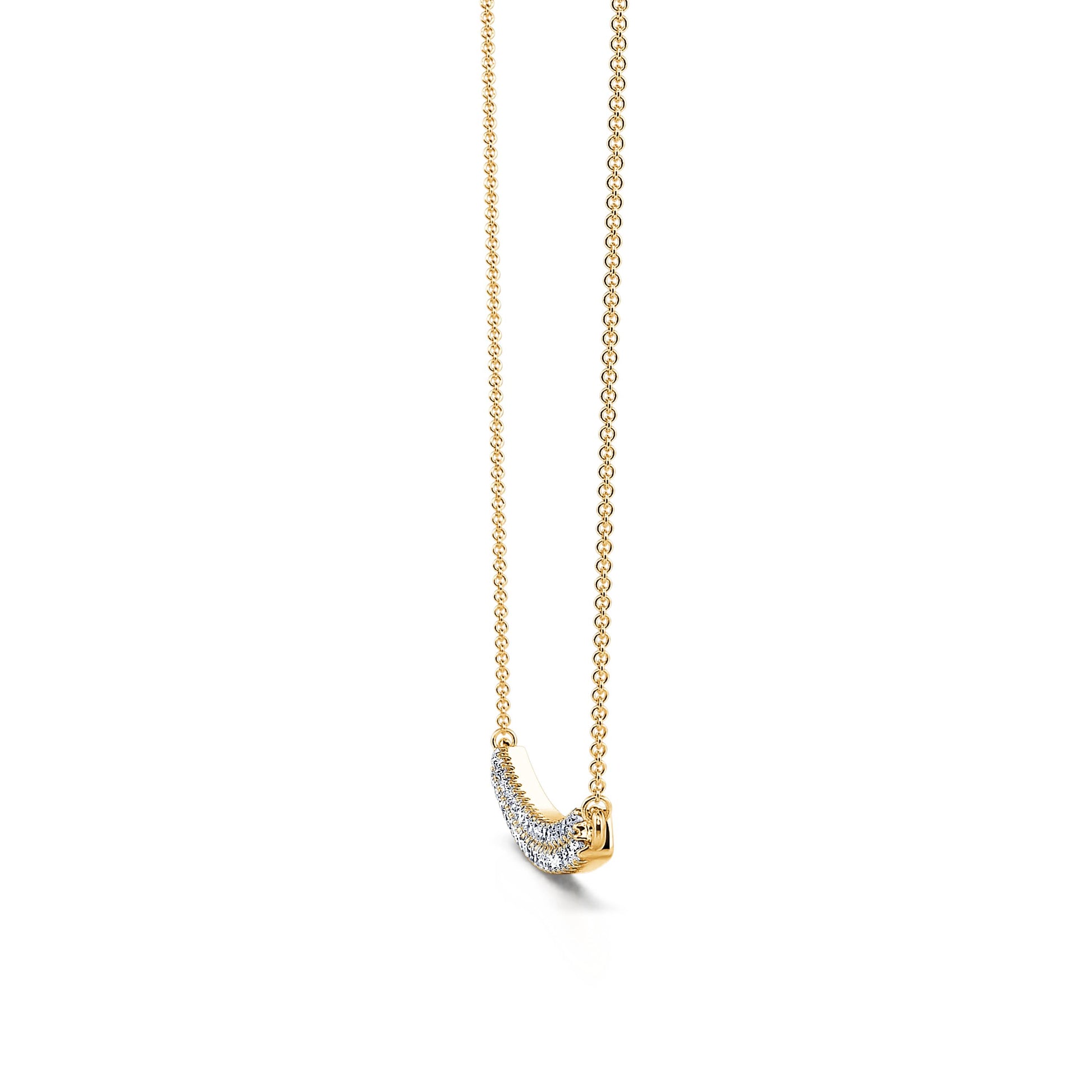 Collier diamant or jaune Yaelle 2