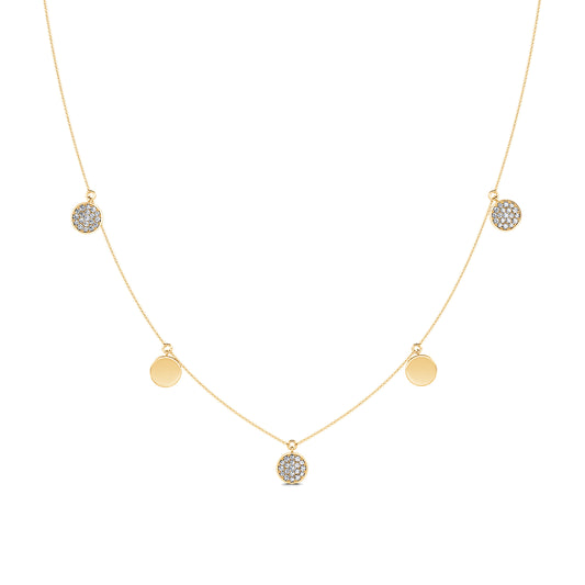 Louna&nbsp;-&nbsp;Collier or jaune et diamant  #2