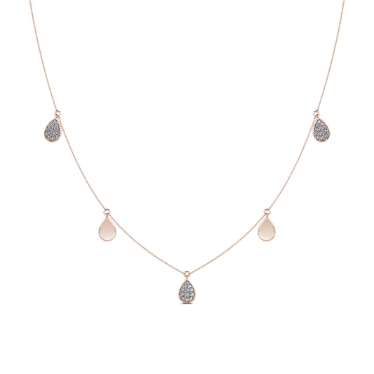 Alma&nbsp;-&nbsp;Collier or rose multi pendantifs #2