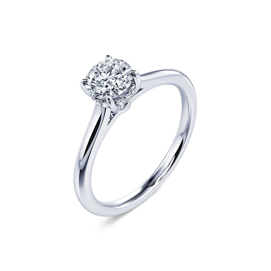 Elya Lab - Solitaire platine diamant de synthèse #2