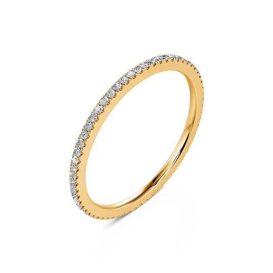 Liz - Alliance tour complet diamant or jaune #1