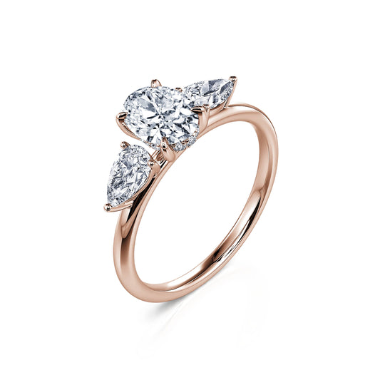 Morgan Lab&nbsp;-&nbsp;Bague de fiançailles Or rose diamant de synthèse #2