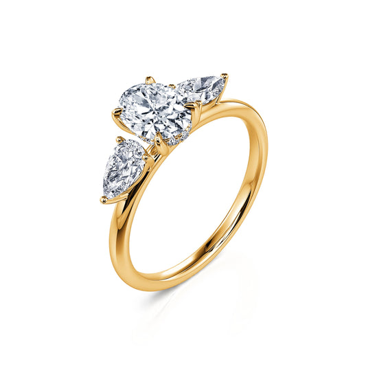 Morgan Lab&nbsp;-&nbsp;Bague de fiançailles Or jaune diamant de synthèse #2