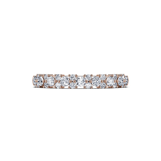 Arya&nbsp;-&nbsp;Alliance demi tour or rose diamant #2