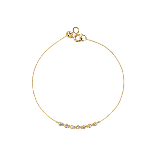 Gaya&nbsp;-&nbsp;Bracelet or jaune diamant serti clos  #2