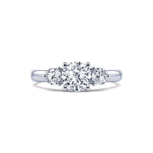 Alaia Lab - Bague de fiançailles platine diamant de synthèse #1