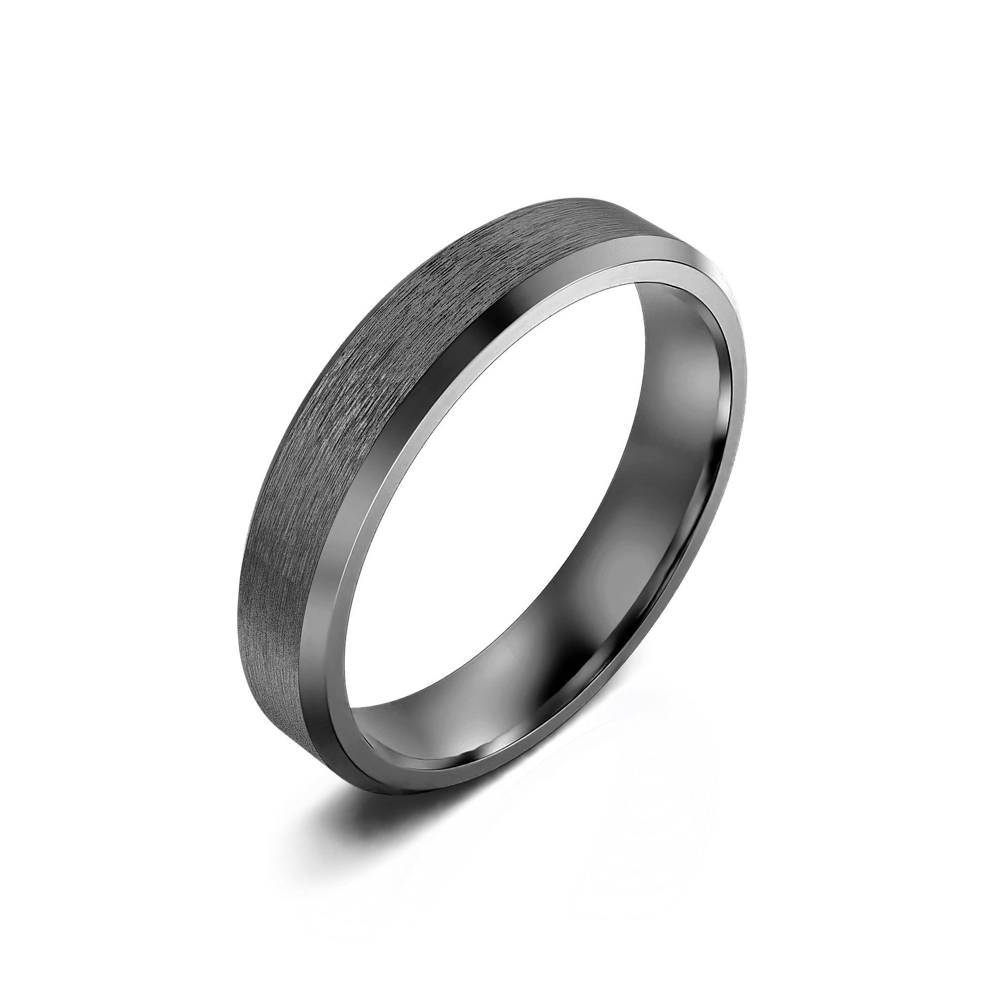 Alliance ruban épaulé zirconium Aaron 1