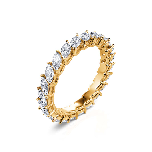 Sofia&nbsp;-&nbsp;Alliance or jaune diamant navette #1