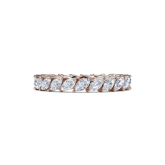 Sofia&nbsp;-&nbsp;Alliance or rose diamant navette #2