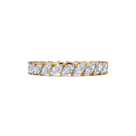 Sofia&nbsp;-&nbsp;Alliance or jaune diamant navette #2