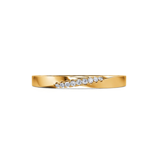 Alba&nbsp;-&nbsp;Alliance or jaune et diamants #2
