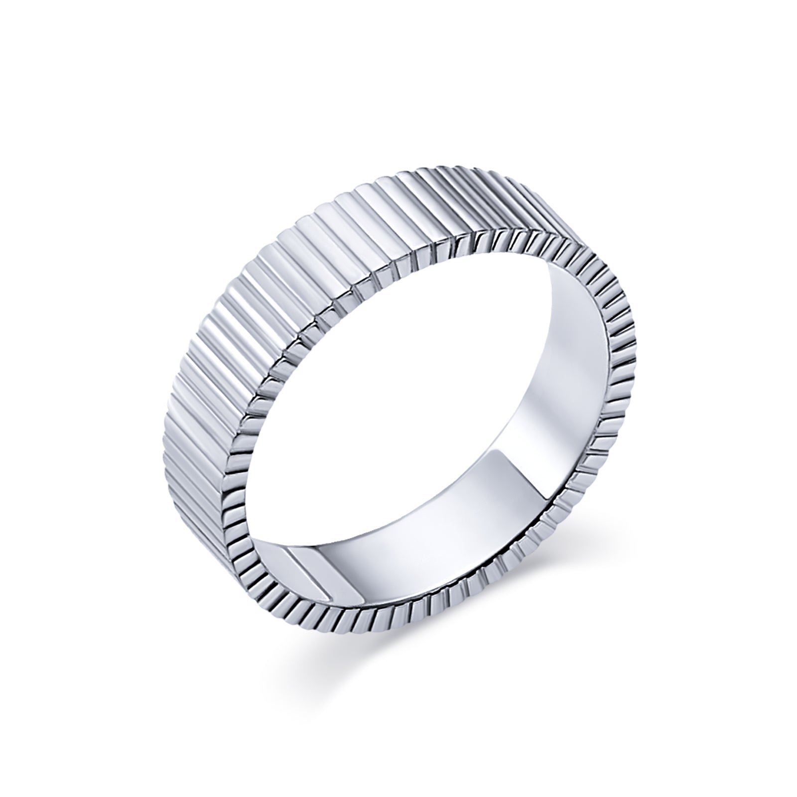 Alliance guillochée or blanc Alex M 1