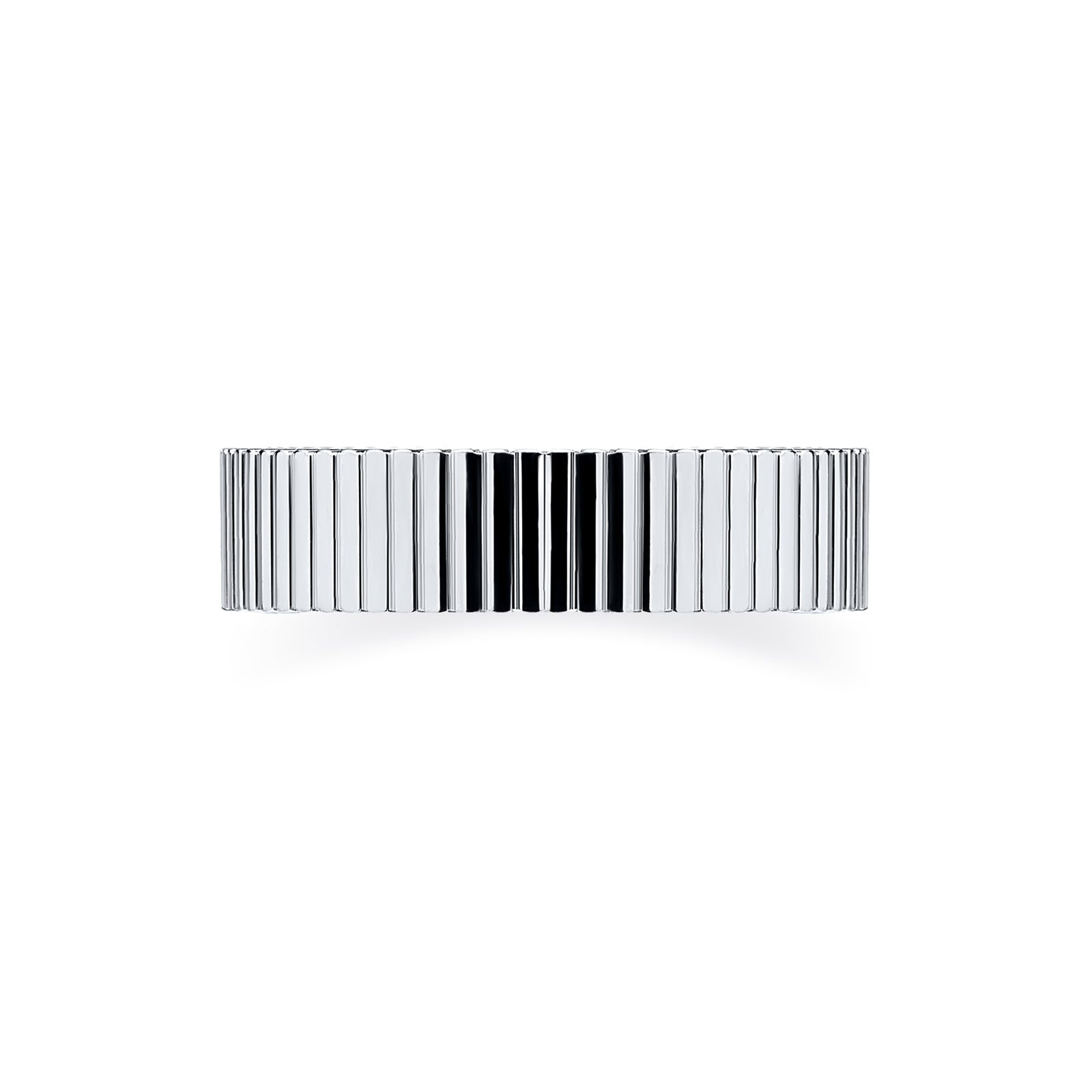Alliance guillochée or blanc Alex M 2