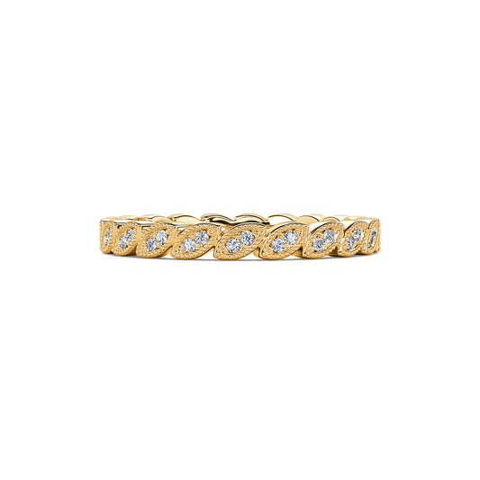 Anaïs&nbsp;-&nbsp;Alliance diamant or jaune  #2
