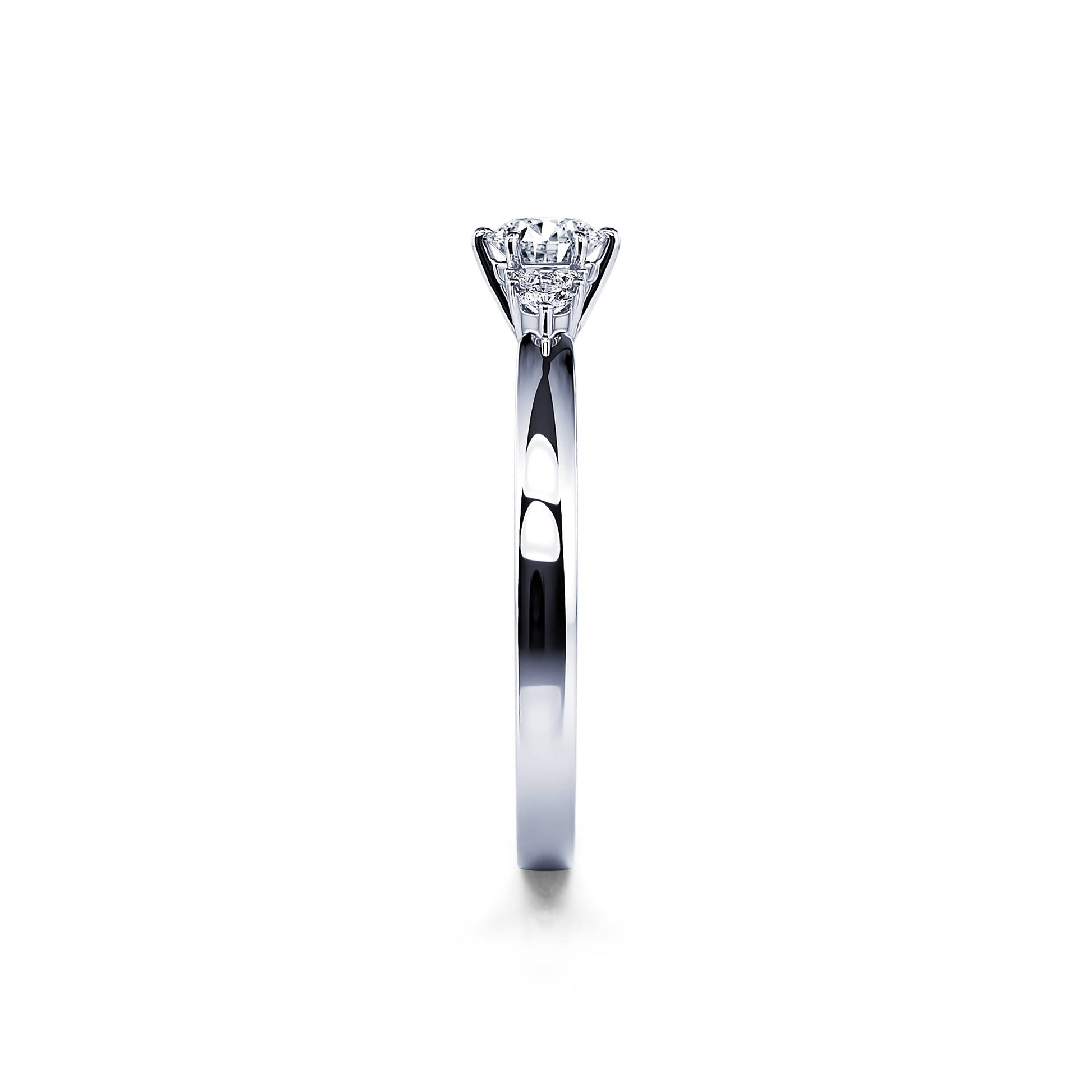 Solitaire diamant platine Angie 4