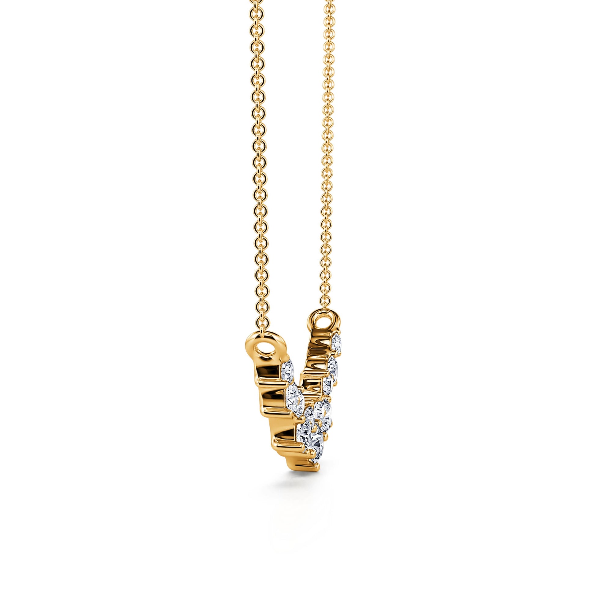 Collier or jaune multi pierres Annette S 3